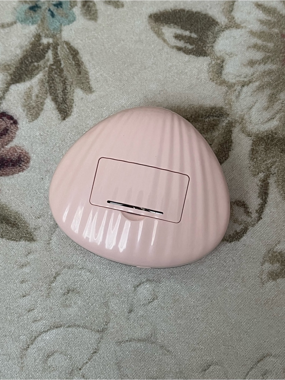 Pastel Pink Shell Compact Mirror - Picture 2 of 5